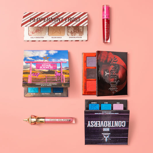 Jeffree Star Cosmetics Valentines Birthday Holiday Gift Box 5 Pcs Bundle + Free Gift