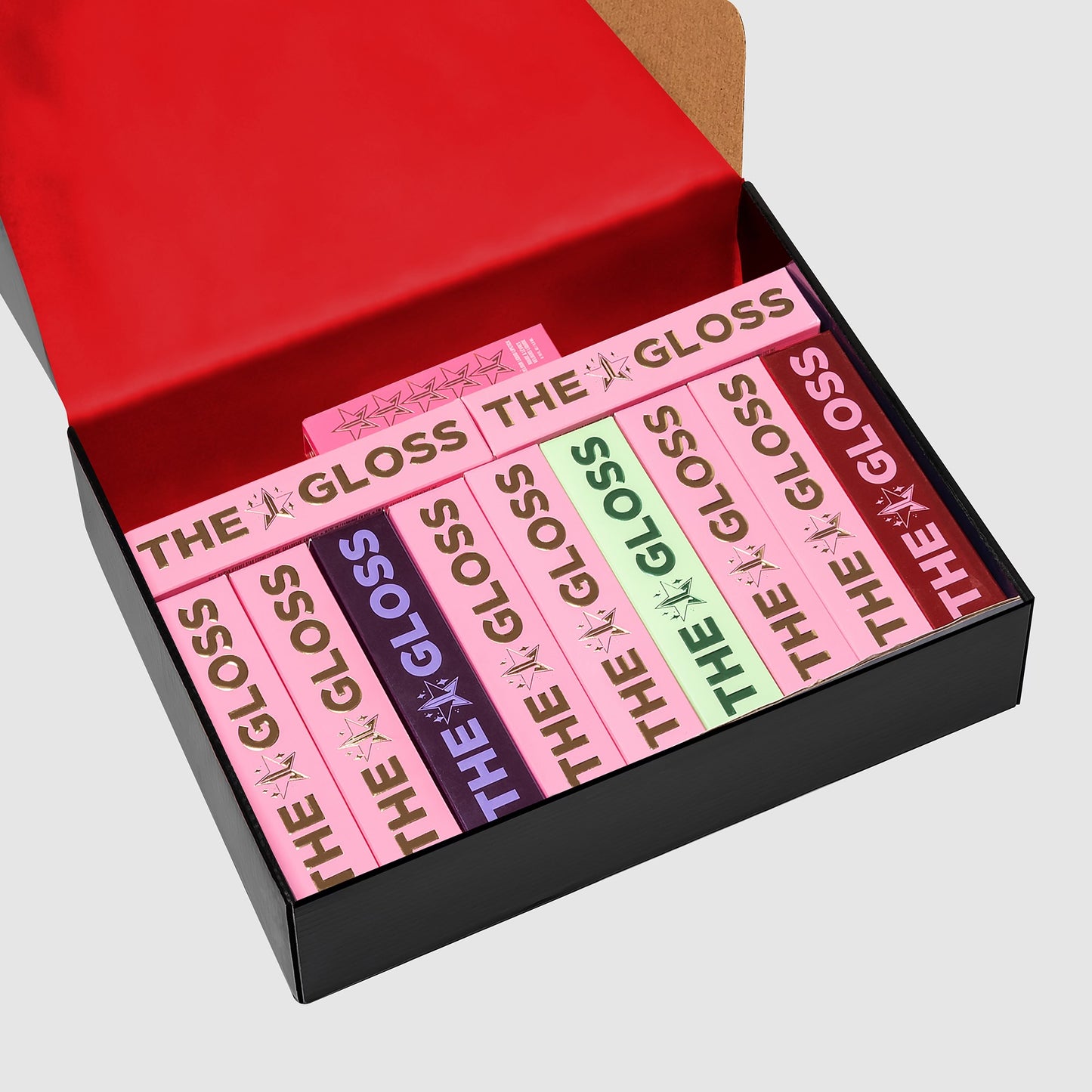 Jeffree Star Cosmetics The Gloss Valentines Birthday Anniversary Gift by Pricing Zoom (The Gloss 11 Shades + Free Gift)