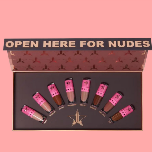 Jeffree Star Cosmetics Mini Nudes Bundle: Volume 2 Velour Liquid Lipstick Set